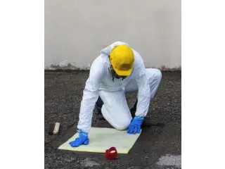 putafdekking,olie-/chemicaliënbestendig,HxLxB 8x1000x1000mm,PU,geel - 2