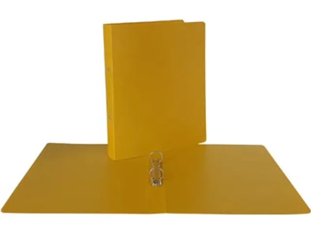 Nature ringmap voor A4 PP 2 ringen25 mm mosterdgeel