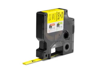 Labeltape Dymo 18054 Rhino industrieel krimpkous 9mm zwart op geel - 4