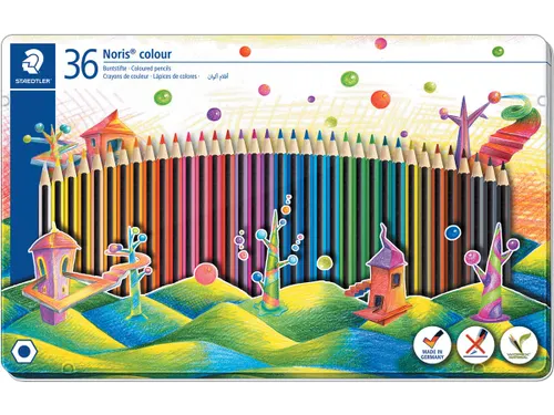 Staedler kleurpotloden Noris Colour metalen doos 36 stuks