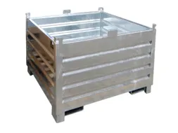 Systeem-Stapelcontainer Verzinkt 850x1200x1200mm 1000kg Inhoud 1m³