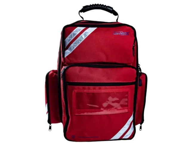 reddingsrugzak,DIN 14142/EHBO-set,Cordura,rood,HxBxD 450x270x180mm