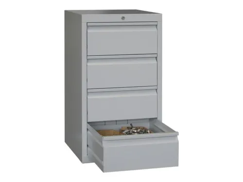 ladekast HxBxD 900x500x500mm 4laden slot RAL7035 front RAL7035