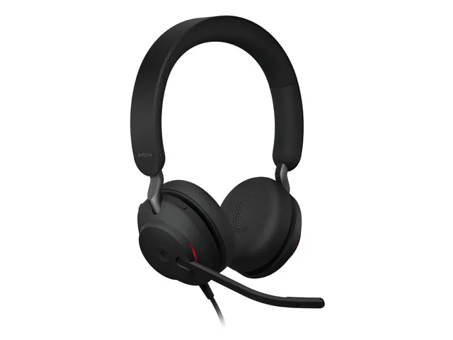 Jabra Evolve2 40 SE Headset Bedraad USB Type-C / USB Type-A Zwart