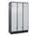 Z-garderobekast,HxBxD 1950x1200x500mm,vak B 200/400mm,draaigrendel
