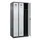 locker voor scheiding van kleding,HxBxD 1850x900x500mm,3vak
