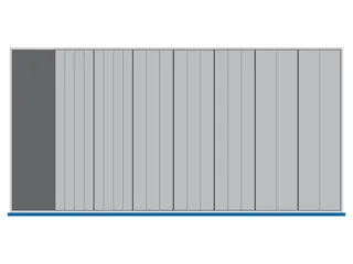 bak,21bakken/63bakwanden,BxD 1300x650mm - 2