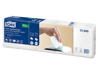 Tork Universal Gevouwen Servetten 15840 2-laags Wit 22x33cm 1/4 vouw - 2