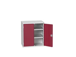 universele kast,HxBxD 900x800x550mm,2xStalen bodem,draaigrendelslot - 1