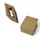 Vouwdoos bruin met automatische bodem enkel golf 200x150x150mm