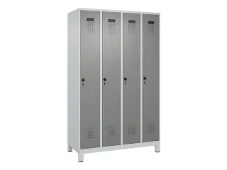 locker voor scheiding van kleding,HxBxD 1950x1200x500mm,4vak - 2