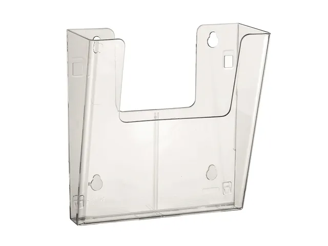 Folderhouder Europel 4 x A4 wand staand koppelbaar transparant