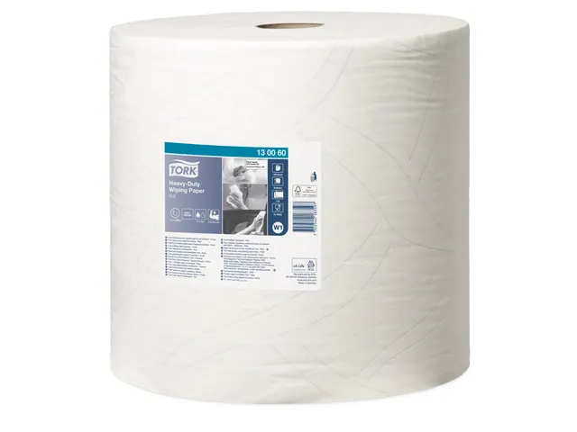 Tork Poetspapier 130060 Heavy Duty 2-Laags Wit