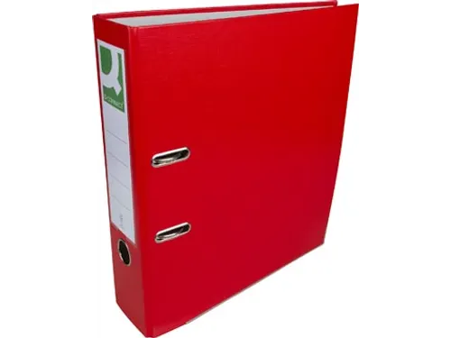 Q-connect ordner A4 PP en karton 80mm rug Rood