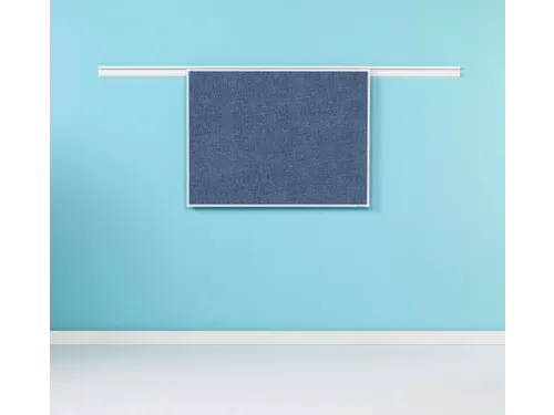 Partnerline Prikbord 60x90cm Camira Blauw Paars