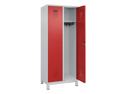 locker,HxBxD 1950x800x500mm,2vak,vak B 400mm,cil.-slot,voeten