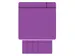Magneet scrum 75x75mm paars 5 stuks