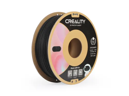 Creality 3D printer Filament CR-PLA Matte 1.75mm mat zwart 1kg