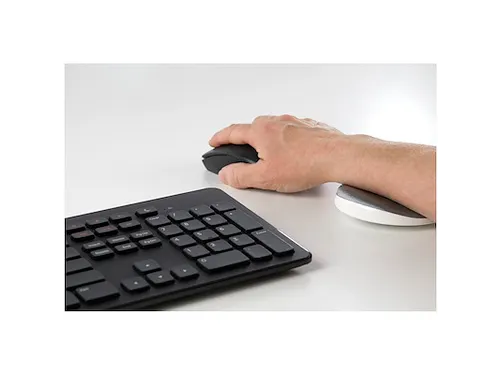 Ergonomische verschuifbare polssteun zilver