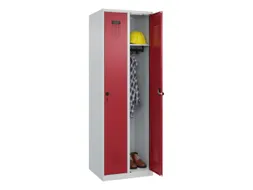 locker,HxBxD 1850x600x500mm,2vak,vak B 300mm,draaigrendel
