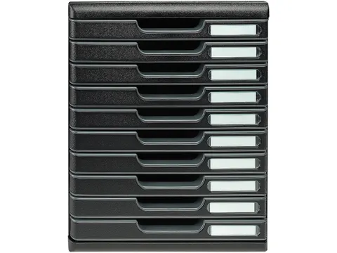 Ladenblok MODULO A4 10 laden Ecoblack Zwart