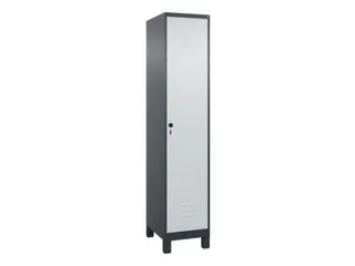locker,HxBxD 1950x400x500mm,1vak,vak B 400mm,draaigrendel,voeten - 1