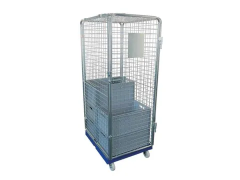 veiligheidsrolcontainer,draagverm. 500kg,HxLxB 1800x870x682mm