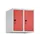 opzetkast,v. locker,2vak.,vak B 250mm,HxBxD 500x500x500mm,vleugeldeur