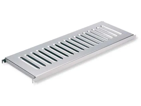 legbord gesleufd,RVS,v. RVS stelling,BxD 1450x540mm,vakl. 150kg