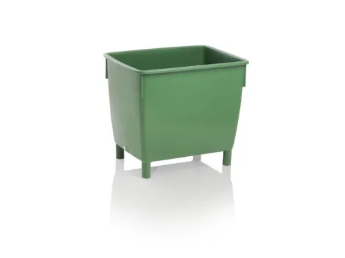 Hoekige Opslagbak Onderrijdbaar Hxbxd 830x945x725mm 400 Liter Groen