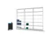 rayonnage modulaire,rayonnage départ,HxlxP 3000x1360x335mm