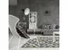 Wandklok Nextime 45x45x15 zwart metaal Vasco Square