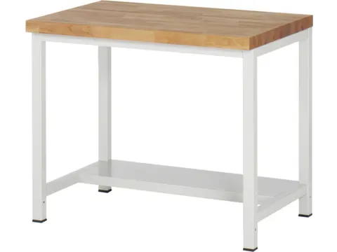 werkbank,HxBxD 840-1040x1000x700mm,beukblad,draagverm. 1250kg