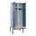 locker met bank,voor scheiding van kleding,HxBxD 2120x800x815mm,2vak