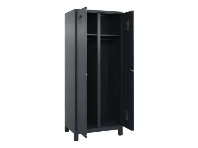 locker voor scheiding van kleding,HxBxD 1950x800x500mm,2vak