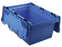 Euronorm-herbruikbare bakken,HxLxB 199x600x400mm,PP,blauw