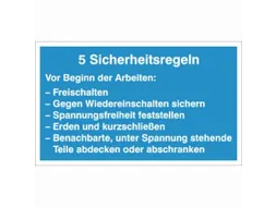 Aanwijzingsbord,5Veiligheidsmaatregelen,Folie,Zelfklevend