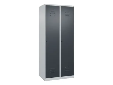 locker voor scheiding van kleding,HxBxD 1850x800x500mm,2vak