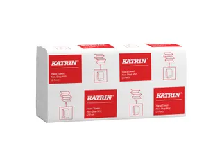 Handdoek Katrin z-vouw 2-laags 203x240mm 25x160 vel wit 61617 - 1
