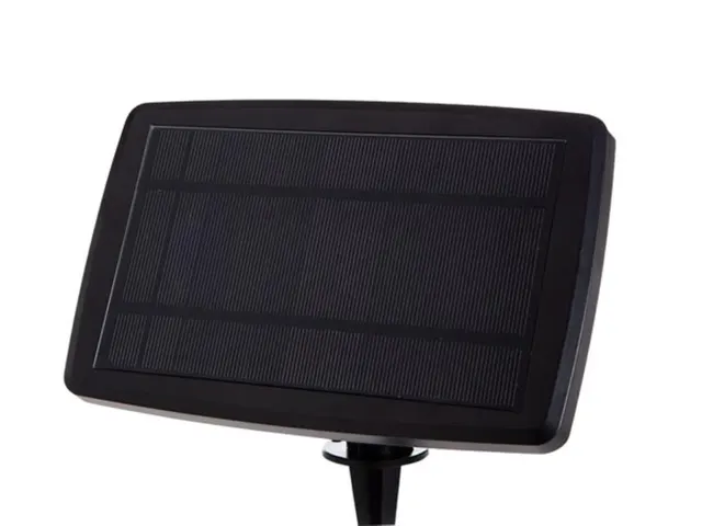 Led Lichtsnoer Solar 15 Warm Witte Lampen Zwarte Draad