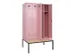 locker met bank,voor scheiding van kleding,HxBxD 2120x1200x815mm,4vak