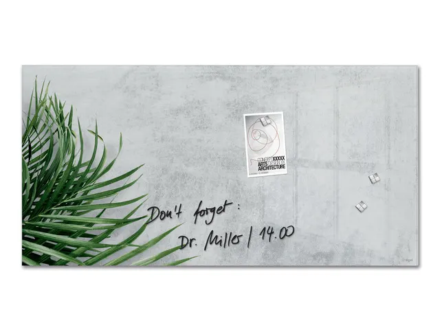 Glas Magneetbord Sigel Artverum Botanic 91x46cm