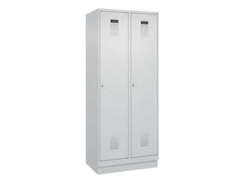 locker,HxBxD 1950x800x500mm,2vak,vak B 400mm,cil.-slot,sokkel