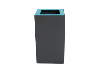 V-Part Top voor Modulaire Afvalbak 85 en 90 L Blauw - 3