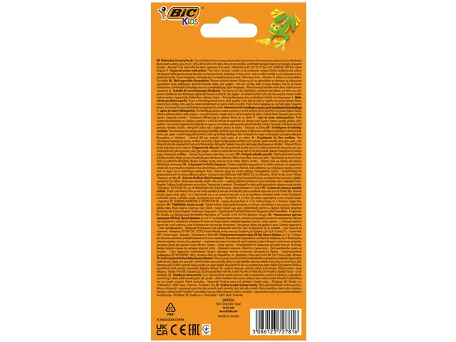 Crayon de couleur BIC Kids Multi-surface inclus taille-crayon assorti