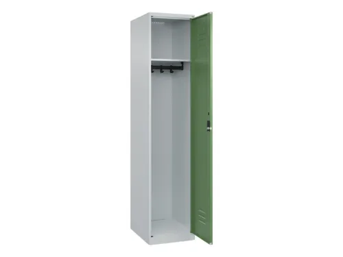 locker,HxBxD 1850x400x500mm,1vak,vak B 400mm,cil.-slot,staand op vloer