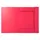Elastomap met 3 kleppen glanskarton 600gm² - A3-Rood -