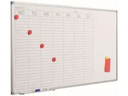 Planbord 60x120cm Softline profiel 8mm Week DU