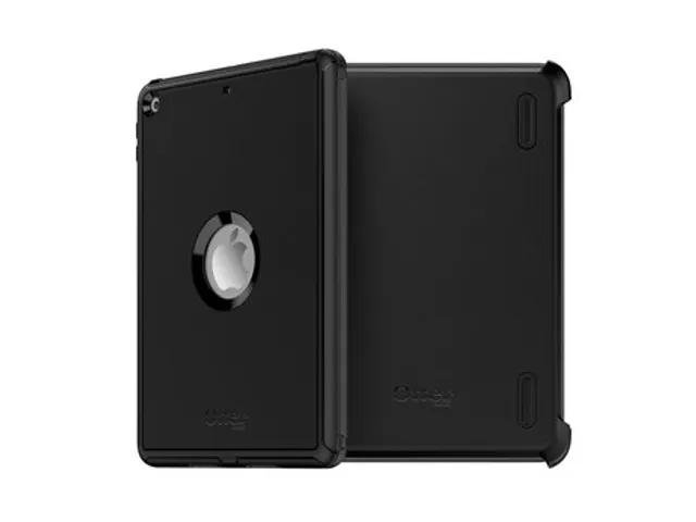 Defender Rugged Backcover voor de iPad 10.2 (2019 / 2020) Zwart