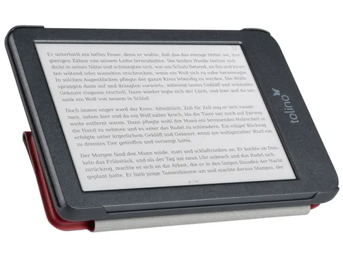 E-reader beschermhoes Tolino Shine Origami rood
